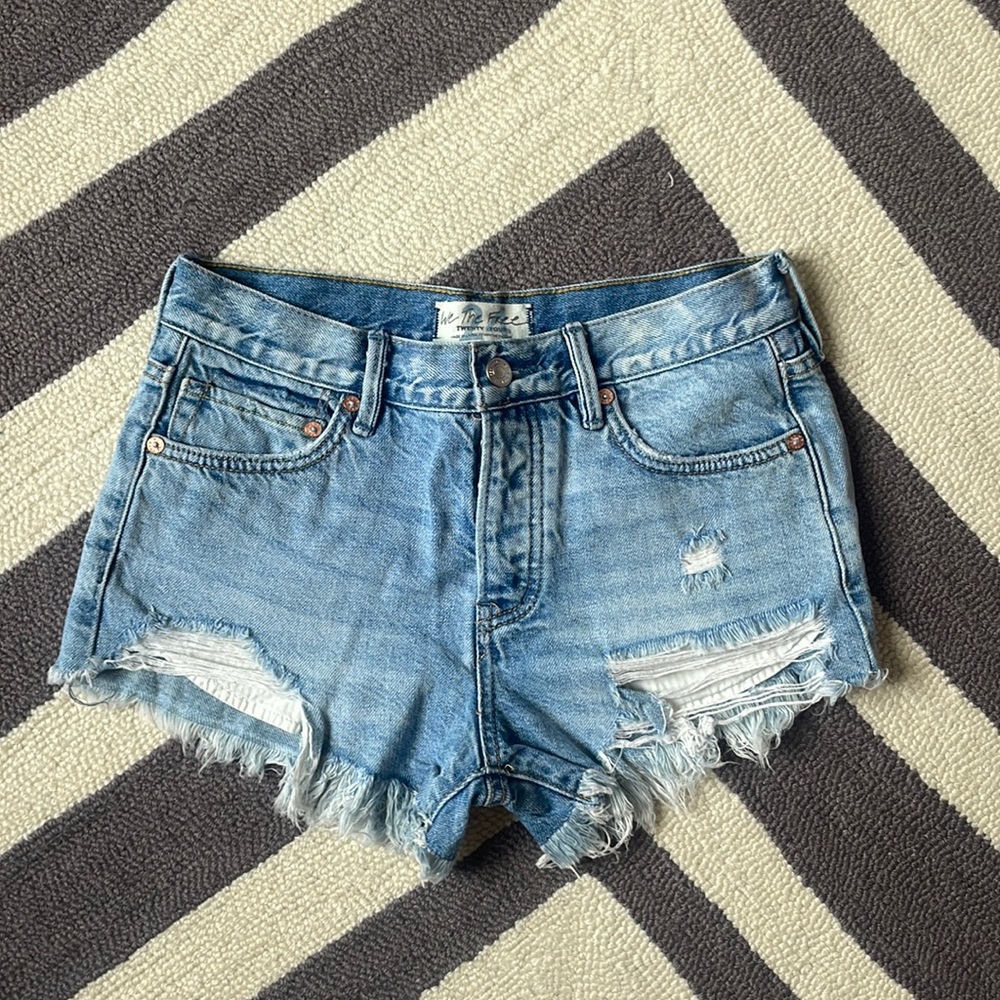 Free People Denim Shorts